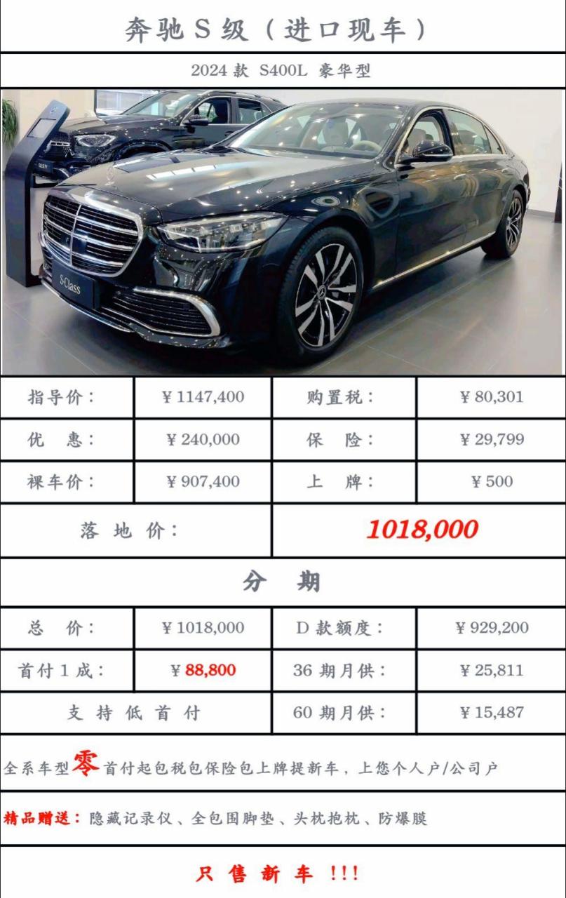 S300L奔馳最新報價深度解析及購車指南